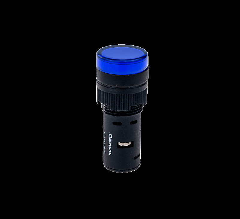 Лампа сигнальная 16мм 220В AC моноблок IP40 MT16-D66 син. ОВЕН 73811