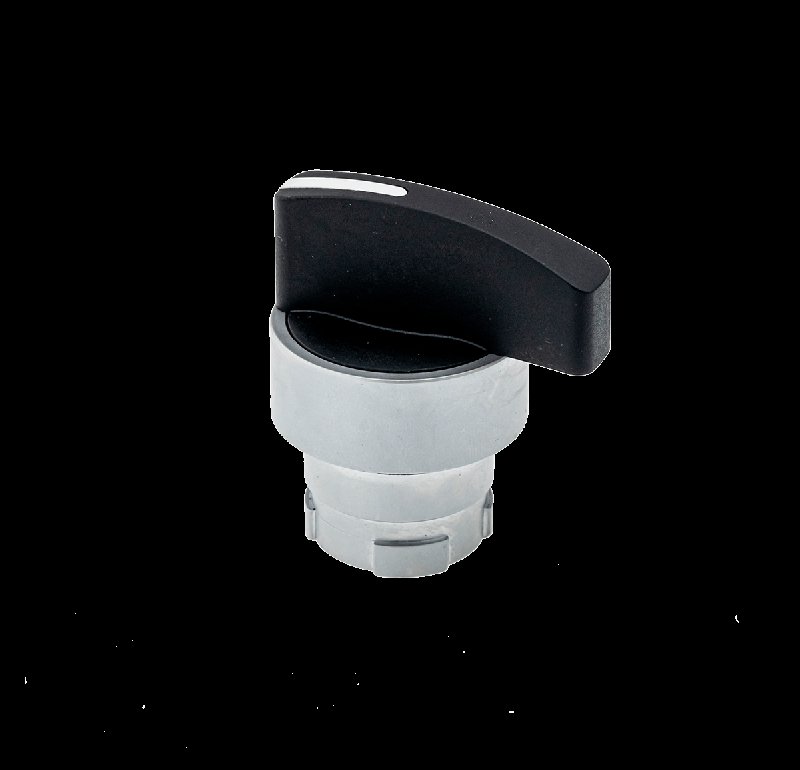 Головка переключателя длинная ручка 2 полож. фикс. мет. MTB2-BJ2 черн. ОВЕН 43244