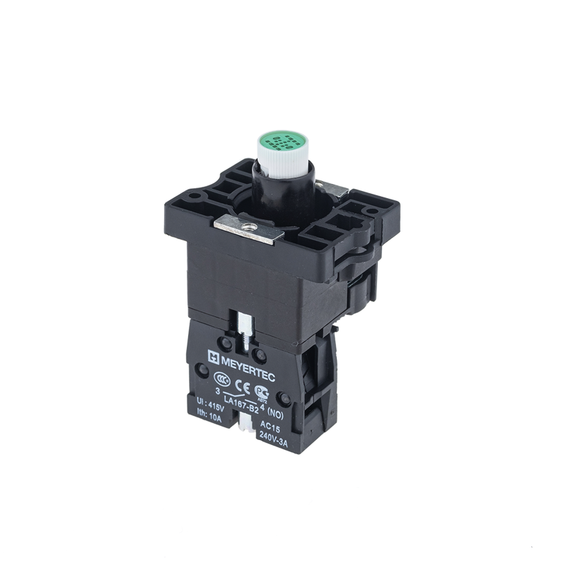 Основание с модулем подсветки 1NO блок-контакт 24В AC/DC пласт. MTB2-EW613 зел. ОВЕН 43320