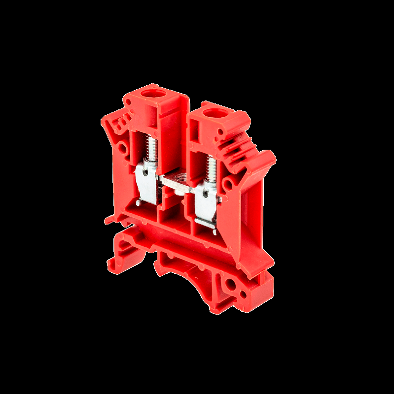 Клемма винтовая проходная 6кв.мм MTU-6RD красн. ОВЕН 54697