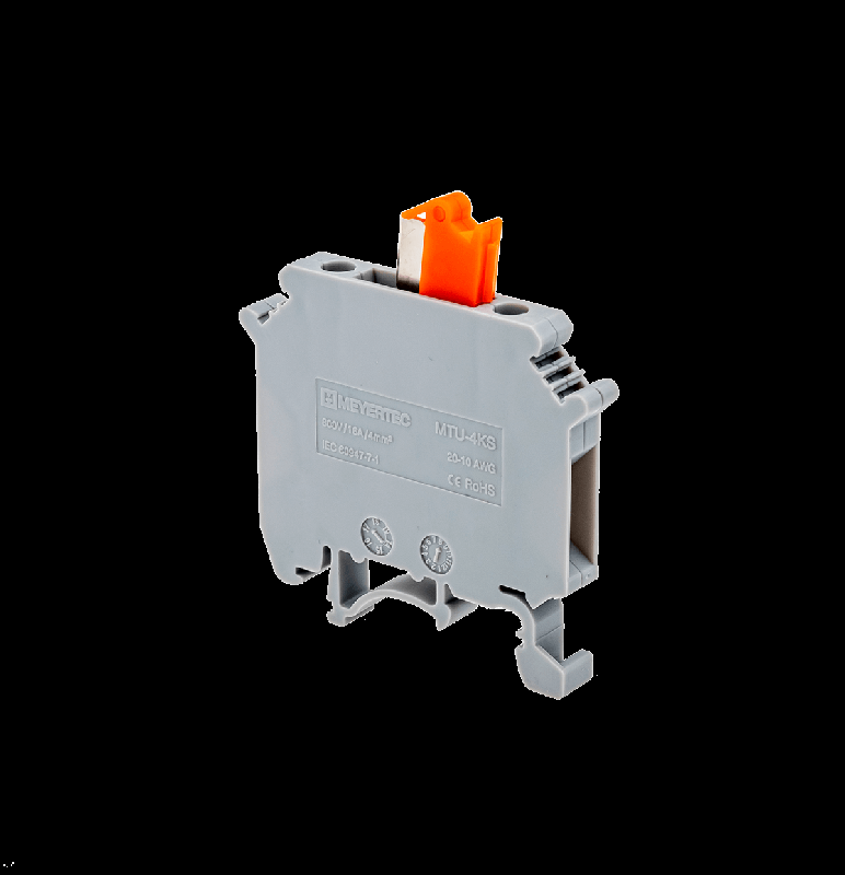 Клемма винтовая с ножевым размыкателем 4кв.мм MTU-4KS сер. ОВЕН 69604