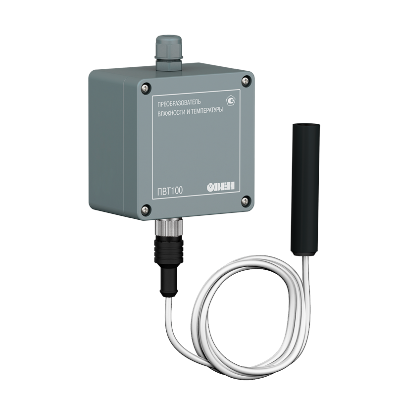 Преобразователь влажности и температуры ПВТ100-Н5.2.И.Т5 ОВЕН 110542