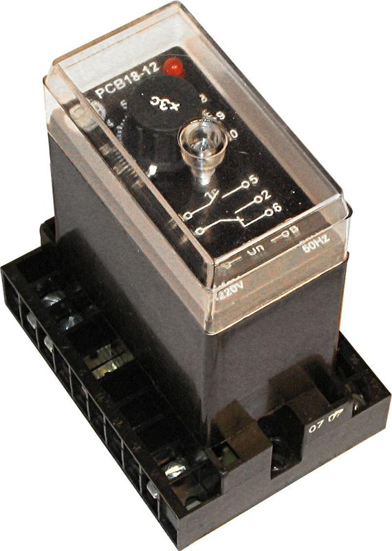 Реле времени РСВ-18-12 0.3…3с 110В 50Гц пер. прис. ВНИИР A8120-77130148