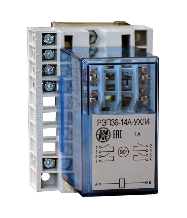 Реле промежуточное РЭП-36-14А 4А 4/0 зад.пр. ВНИИР A8120-79689353