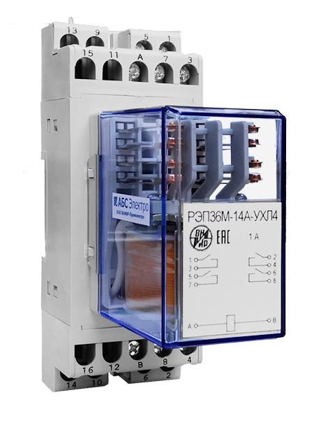 Реле промежуточное РЭП-36М-14А 1А пер. прис. ВНИИР A8120-82693218