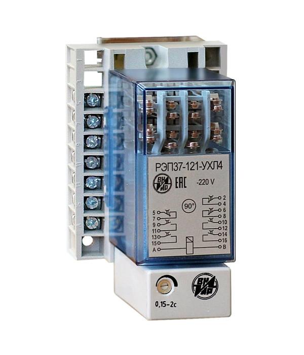 Реле промежуточное РЭП-37-121 110В DC 2/3 0.15...2с задн. присоед. ВНИИР A8120-77971260