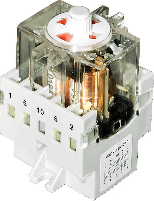 Реле промежуточно-указательное РЭПУ-12М-210-1-У3 0.05А 50Гц ВНИИР A8120-T45751099