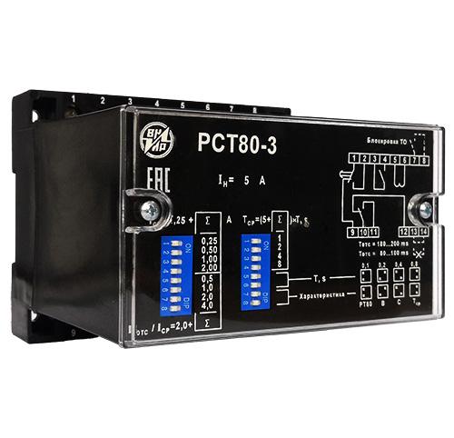 Реле тока РСТ-80-3 5А задн. присоед. ВНИИР A8120-T63305830