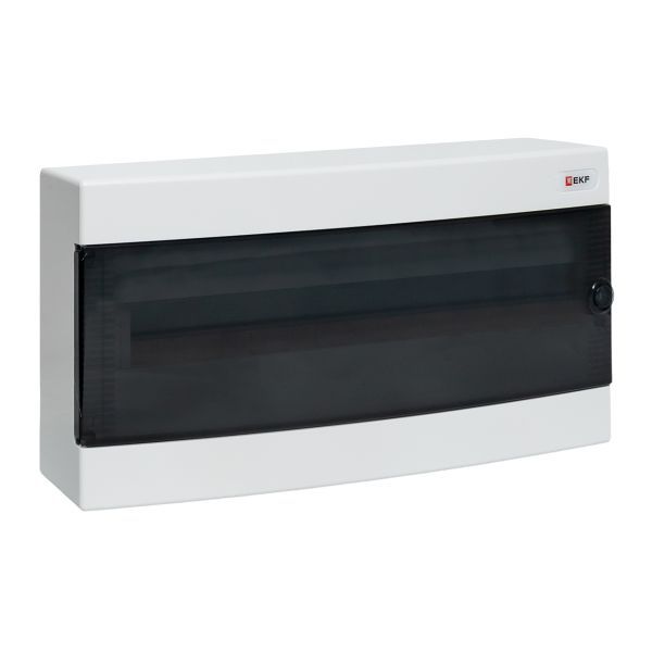 Щит распределительный навесной Unix 1х24мод. IP41 прозр. дверь PROxima EKF ux-1x24-n