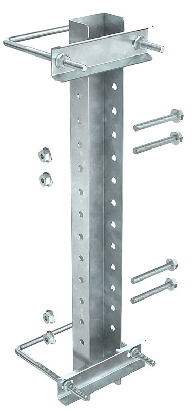 Крепление к опорам огражд. 40-62мм для 2-консолей HDZ IEK CLM50D-CO-062-2-HDZ