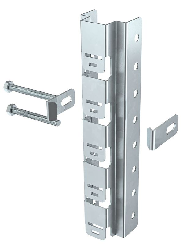 Крепление к сетке безвинтовое для 1-консоли HDZ IEK CLM50D-CSB-1-HDZ