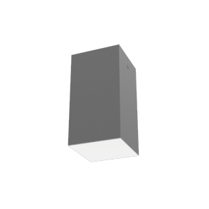 Светильник светодиодный DL-Box 12Вт 4000К 90х90х170 накладной RAL7045 сер. муар с опаловым рассеив. VARTON V1-R0-70817-20000-2001240