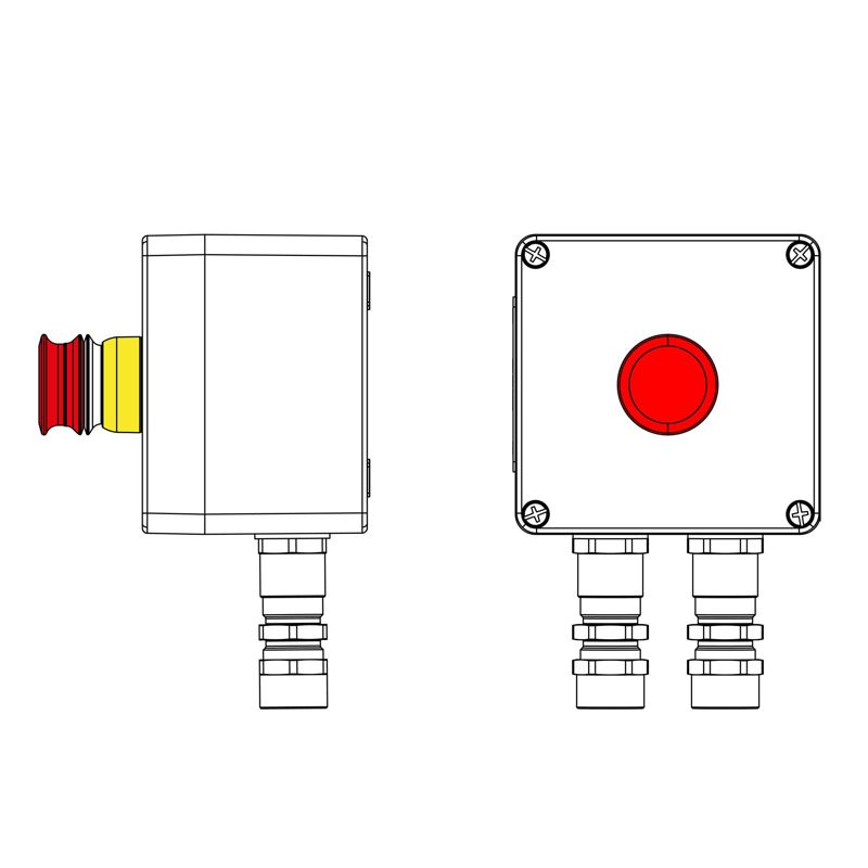 Пост управления взрывозащ. из полиэстера CPE-P-03-(1xP3E(11))-2xKA2MHK(C)1Ex d e IIC Т5 Gb / Ex tb IIIC T95град.C Db IP66/КЗ DKC 2231.031.22.11D