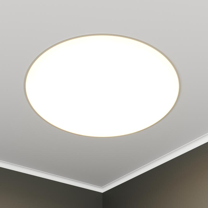 Светильник светодиодный RVE-LBX-RING-530-V 31Вт 4000К 530х530х100мм круг встраив. бел. RVElektro RVE00003066