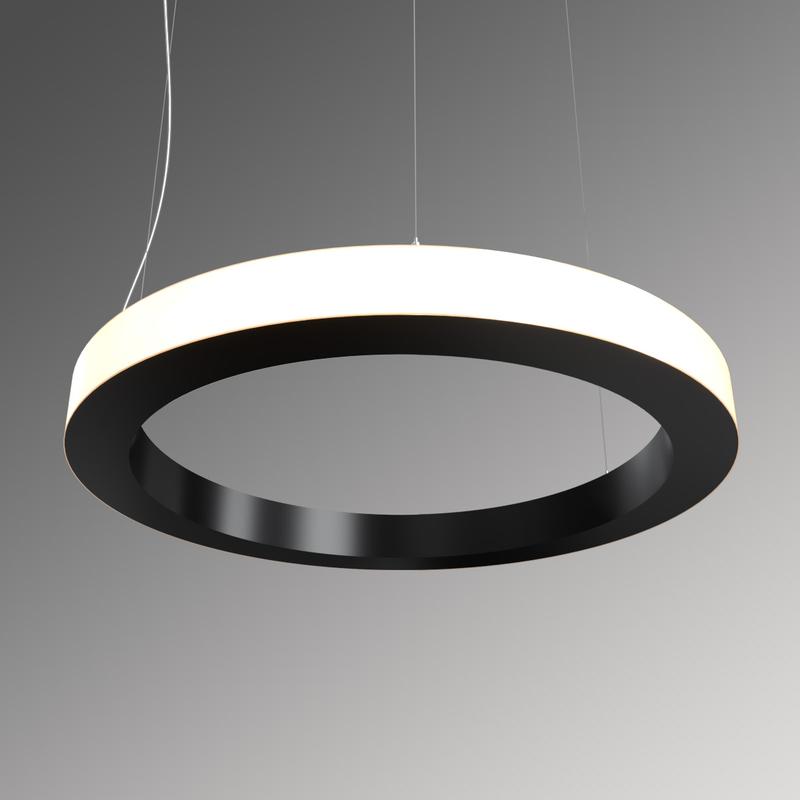 Светильник светодиодный RVE-LBх-RING-OUT-1600-P 132Вт 4000К 1600х1600х50мм S53мм кольцо подвесной бел. RVElektro RVE00000860