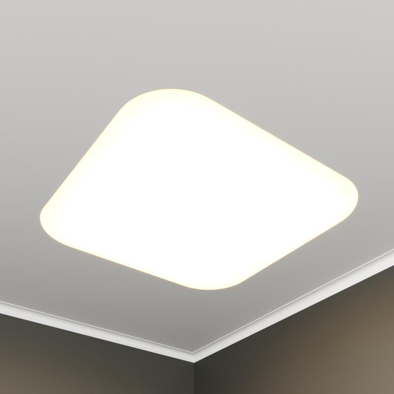 Светильник светодиодный RVE-LBX-BOX-SOFT-1046-VG 114Вт 4000К 1046х1046х130мм квадрат закругл. встраив. под шпаклевку бел. RVElektro RVE00003421