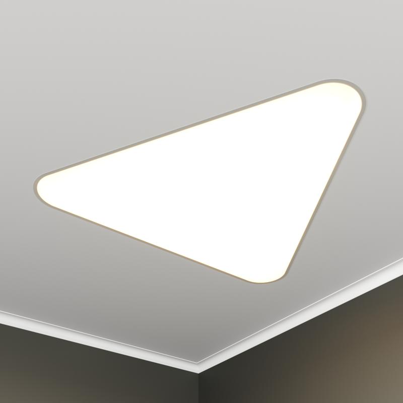 Светильник светодиодный RVE-LBX-TRIO-SOFT-530-V 21Вт 4000К 530х475х100мм треугольник закругл. встраив. бел. RVElektro RVE00003144