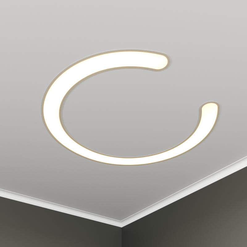 Светильник светодиодный RVE-LBX-DIOS-430-V 23Вт 4000К 430х403х100мм S80мм подкова встраив. бел. RVElektro RVE00002913