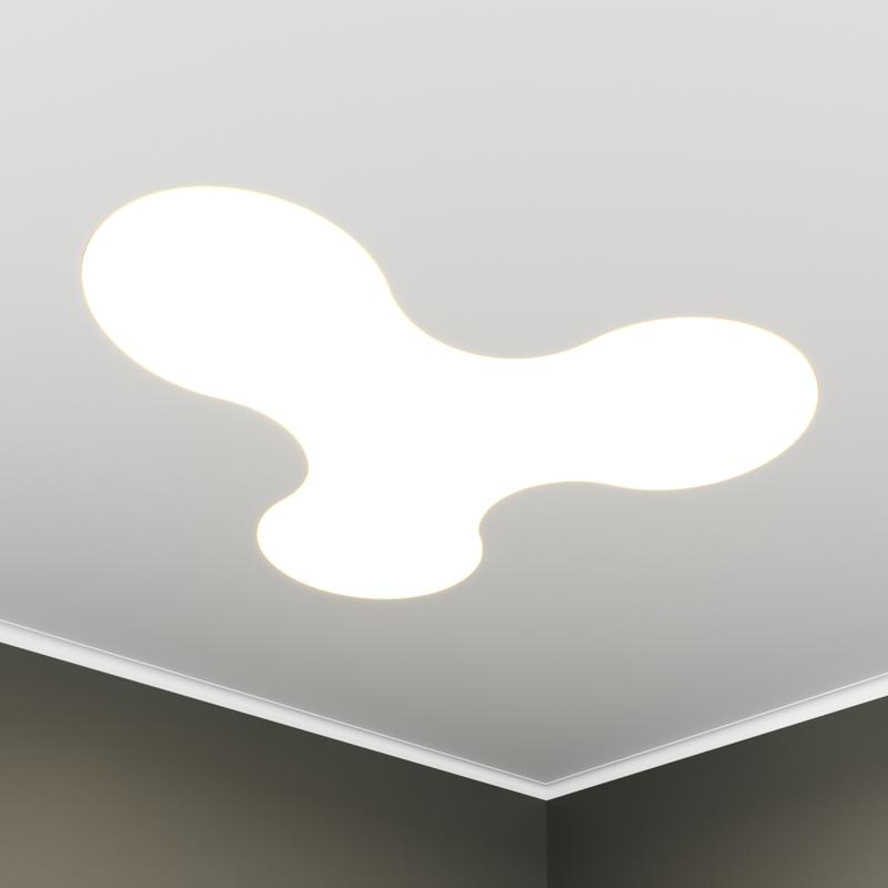 Светильник светодиодный RVE-LBX-SONAR-846-VG 54Вт 4000К 846х782х110мм спинер встраив. под шпаклевку бел. RVElektro RVE00003596