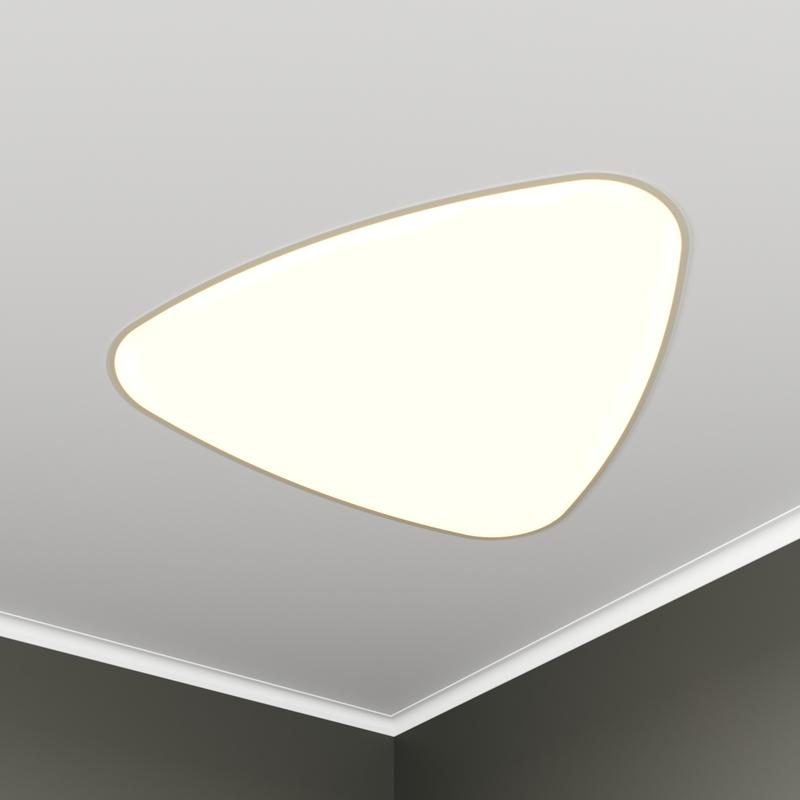 Светильник светодиодный RVE-LBX-LITUS-1030-V 81Вт 4000К 1030х980х120мм треугольник рело закругл. встраив. бел. RVElektro RVE00003010