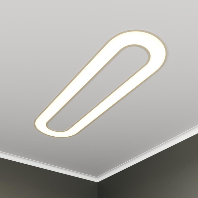 Светильник светодиодный RVE-LBX-HOLE-LARGO-2030-V 114Вт 4000К 2030х380х100мм S80мм овал с отверст. встраив. бел. RVElektro RVE00003186