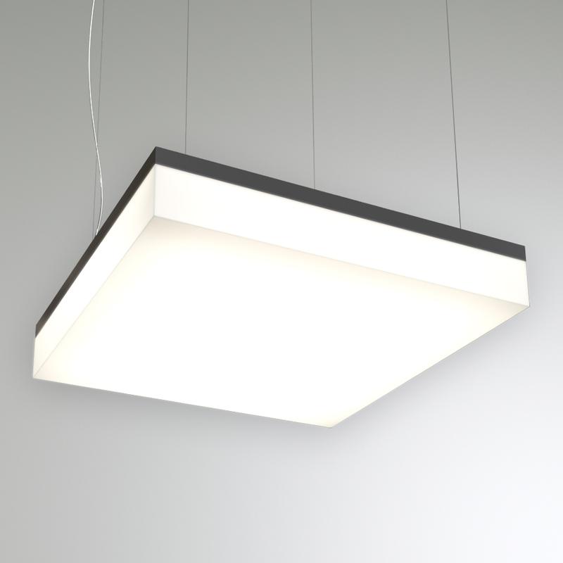 Светильник светодиодный RVE-LBх-LUMO-BOх-1070-P 184Вт 4000К 1070х1070х130мм квадрат подвесной бел. RVElektro RVE00002244