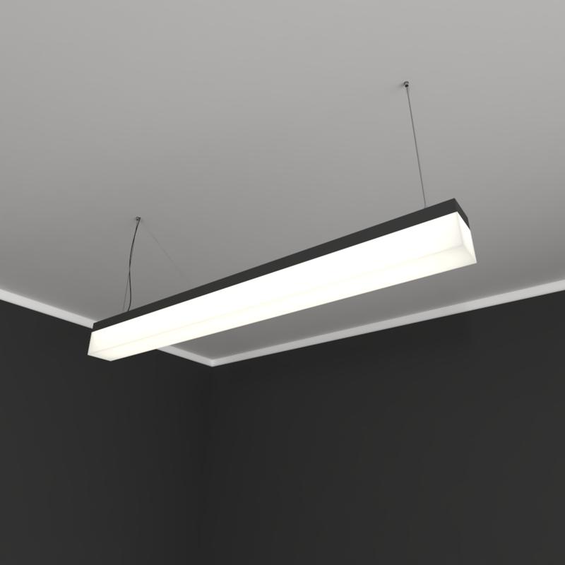 Светильник светодиодный RVE-LBх-LUMO-LISTA-2000-P 56Вт 4000К 2000х50х120мм линия подвесной бел. RVElektro RVE00002252