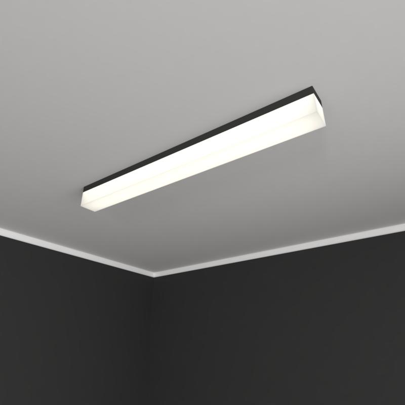 Светильник светодиодный RVE-LBх-LUMO-LISTA-1000-N 28Вт 4000К 1000х50х120мм линия накладной бел. RVElektro RVE00002331