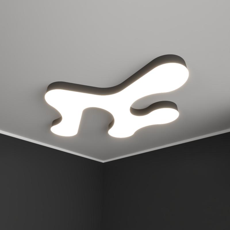 Светильник светодиодный RVE-LBх-CLOUD-1823-N 150Вт 4000К 1823х1287х100мм облако накладной бел. RVElektro RVE00002320