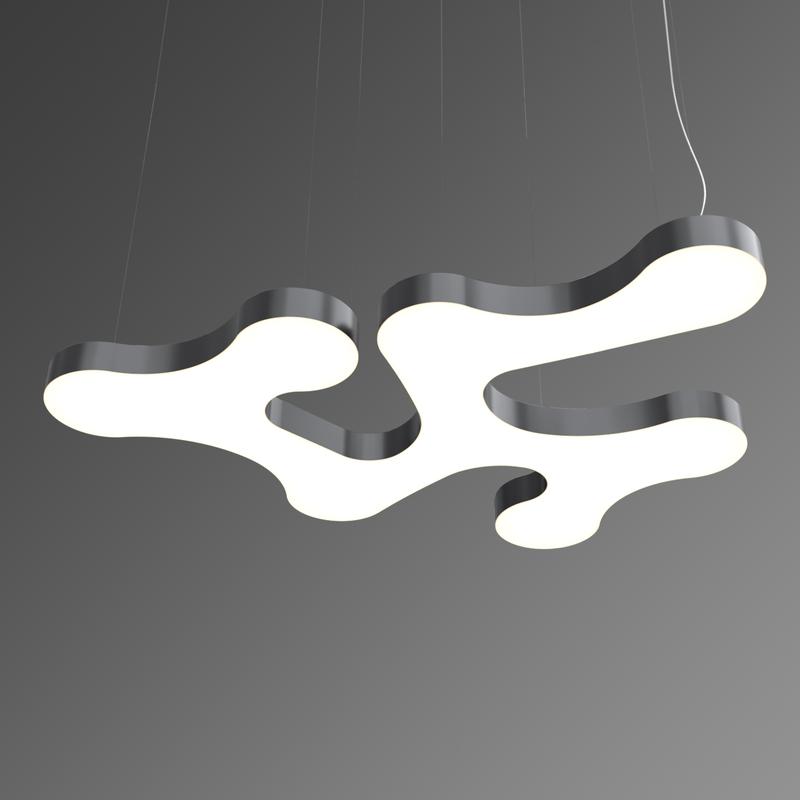 Светильник светодиодный RVE-LBх-CLOUD-2110-P 213Вт 4000К 2110х1639х100мм облако подвесной бел. RVElektro RVE00000526