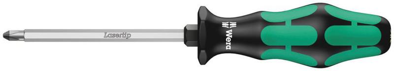 Отвертка крестовая с шестигранным стержнем 350 SK PH PH 3х150мм Wera WE-008753