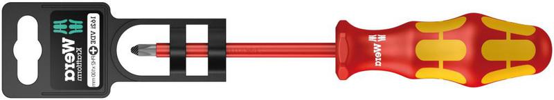 Отвертка диэлектрическая крестовая 162 i PH VDE SB (PH 1х80мм) Wera WE-100011