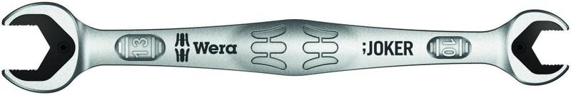 Ключ гаечный рожковый 6002 Joker (10х13х167мм) Wera WE-003760