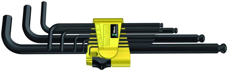 Набор Г-образных ключей 950/9 PKL Hex-Plus Imperial BlackLaser 1 9 предметов (5/64-3/8дюйм) Wera WE-022171