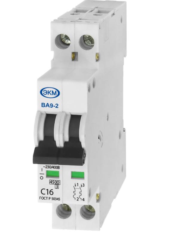 Выключатель автоматический ВА-9-2 B20 4.5кА ультратонкий корпус 18мм Меандр A8302-19910628