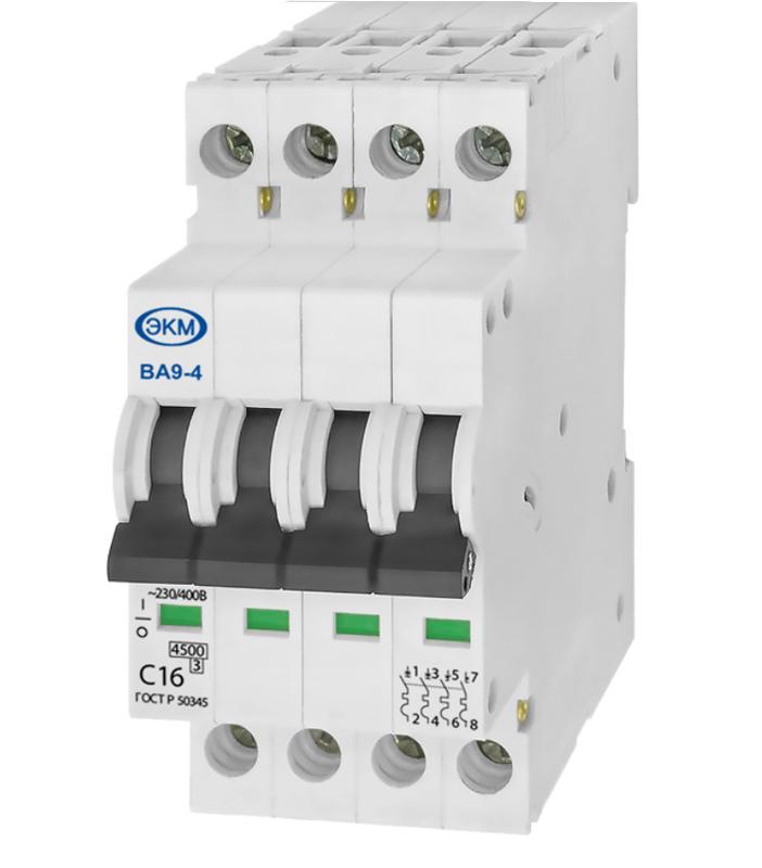Выключатель автоматический ВА-9-4 C20 4.5кА ультратонкий корпус 36мм Меандр A8302-19910826
