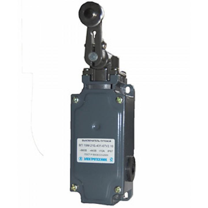 Выключатель путевой ВП-19 21Б431-67У2.16 2НО+2НЗ 10А IP67 рычаг с роликом A8014-80085244