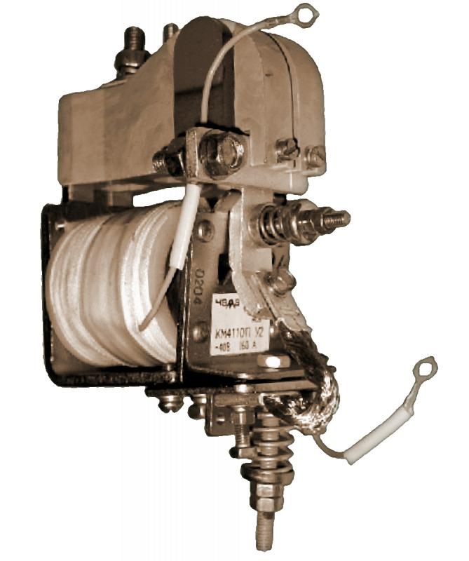 Контактор КМ-4113П 40В DC мягкий вывод катушки располож. справа (101.427.311) ЧЭАЗ A8119-34127821
