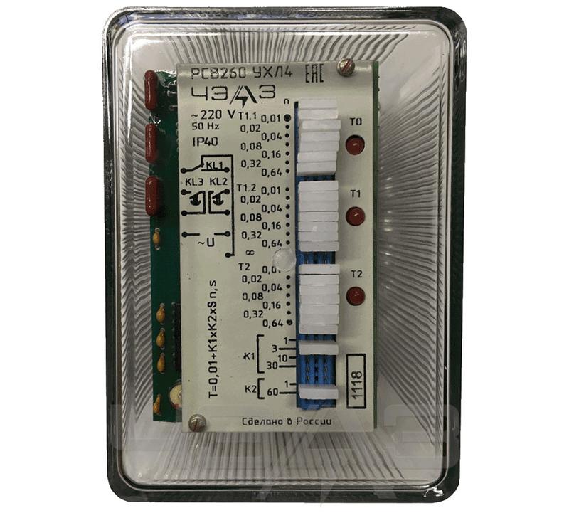 Реле времени РСВ-260 110В AC универс. присоед. ЧЭАЗ A8119-77134634