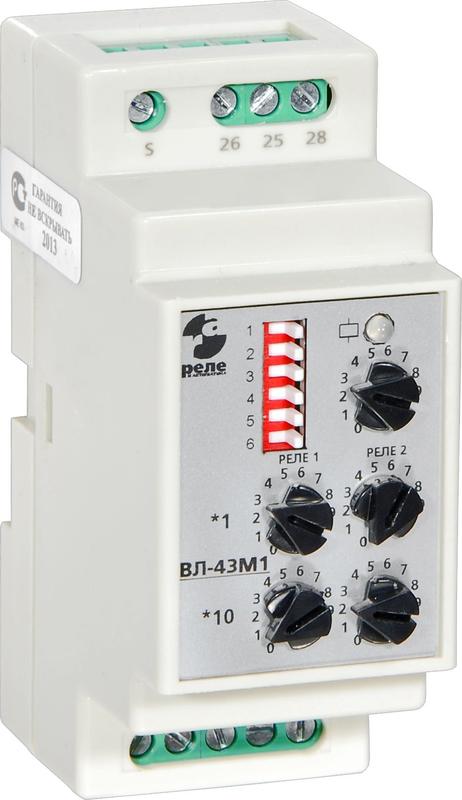 Реле времени ВЛ-43М1 УХЛ4 24-220В 50Гц/пост. 0.1с-99ч циклическое управляющий вход регулируемая пауза между включениями исполнительных реле ток контактов реле 5А 2перекл. Реле и Автоматика A8223-80108127