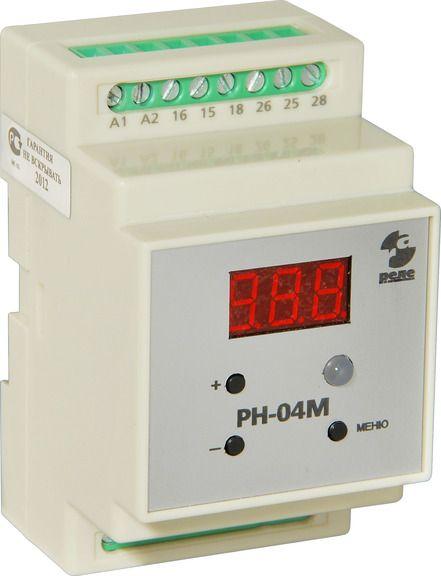 Реле контроля напряжения РН-04М 220В 50Гц контроль однофазной сети по двум верхним и двум нижним порогам срабатывание без выдержки времени 4 исполн. реле ток контактов 5А 1п на каждый порог УХЛ4 Реле и Автоматика A8223-77135990