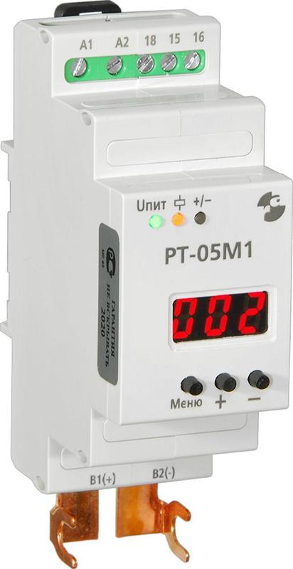 Реле контроля тока РТ-05М1 0-50А пост./0-40А 50Гц контроль превыш. установ. велич. тока индик. тек. знач. тока пит. от сети 12...240В пост./50Гц задерж. сраб. 0.32-600с ток контактов исполн. реле 8А 1п УХЛ4 Реле и Автоматика A8223-79682699