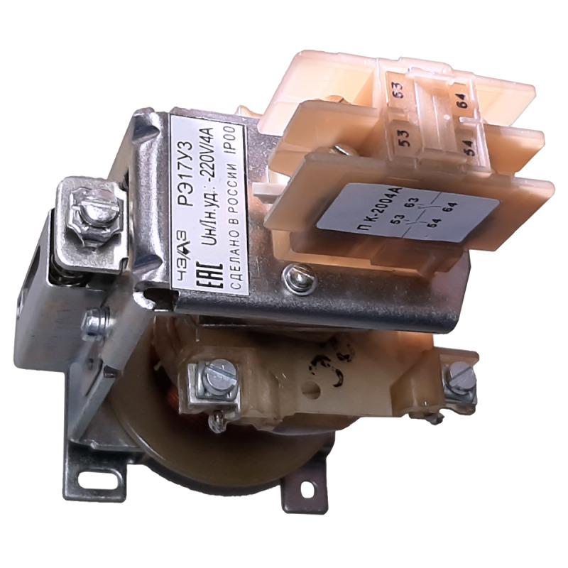 Реле напряжения РЭ-17Т-75В (вкл. обм.) 75В (удерж. обм. напряжения) 2НО+2НЗ ЧЭАЗ A8119-77137765