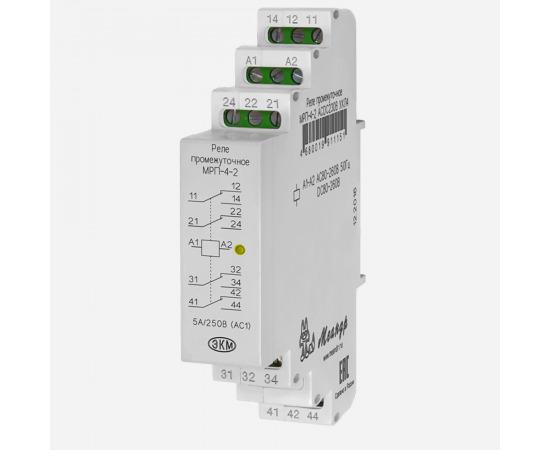 Реле промежуточное МРП-4-2 ACDC230В УХЛ4 Меандр A8302-19911151