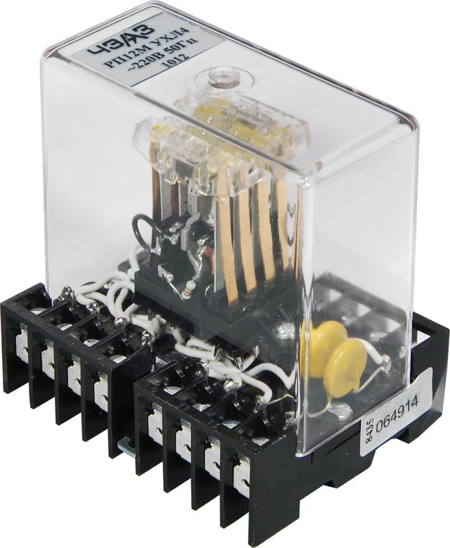 Реле промежуточное РП-12М 110В передн. присоед. ЧЭАЗ A8119-77951255