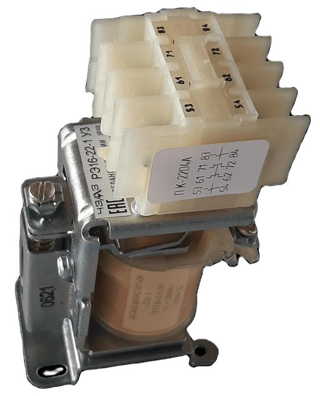 Реле промежуточное РЭ-16-20-1 220В DC ЧЭАЗ A8119-77964262