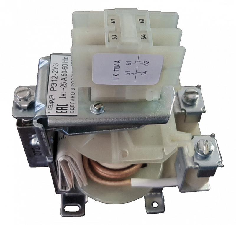Реле тока РЭ-12-2-25А (110-350)% 2НО передн. присоед. ЧЭАЗ A8119-77942406