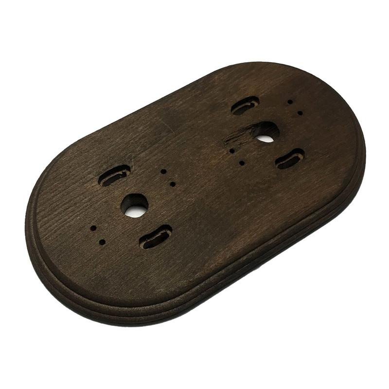 Рамка 2-м Ришелье ретро бук старое дерево Bironi RF1-620-17