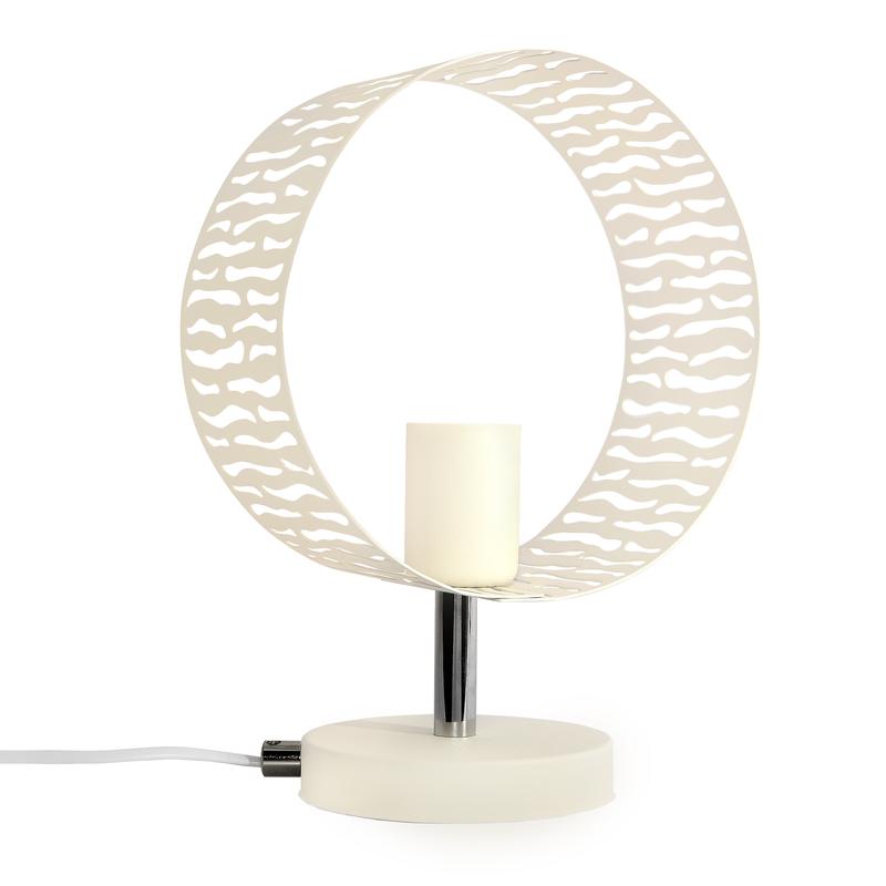 Светильник "Дакар" ННБ 63-60-020 (ИМ) настольный шнур бел. бел. муар Элетех 1005405061