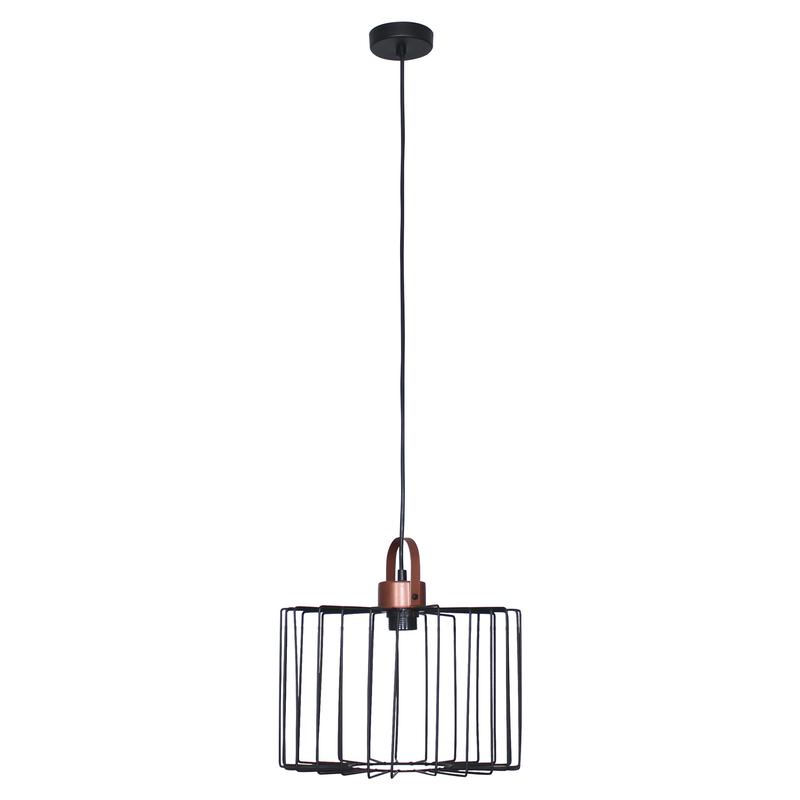 Светильник "Манго" 212 НСБ 01-60-172 Е27 (ИМ) подвесной медь черн. муар Элетех 1005405084